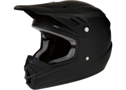 Youth Rise Solid Helmet Black